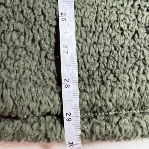 Alpine Sherpa Olive Green XL 1/4 Zip Fleece Pullover Jacket - Picture 7 of 7